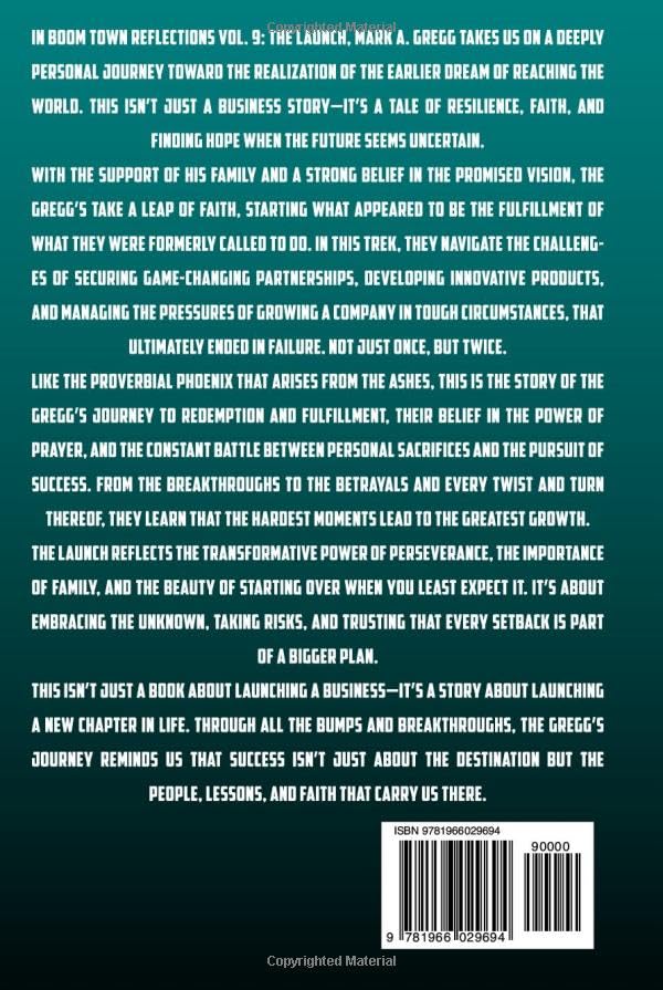 Back image for Boom Town Reflections Volume 9: The Launch