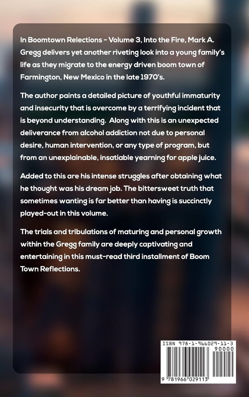Back image for Boom Town Reflections Volume 3: Into The Fire